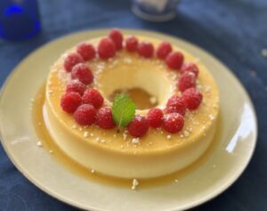 Flan de queso