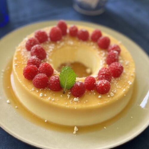 Flan de queso